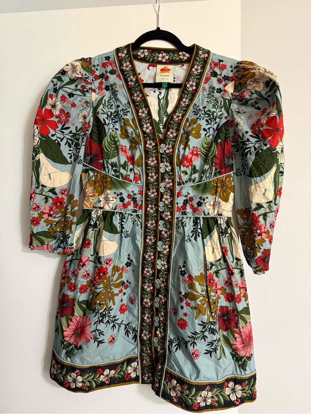 FARM Rio Floral-Print Mini Dress - Picture 1 of 3